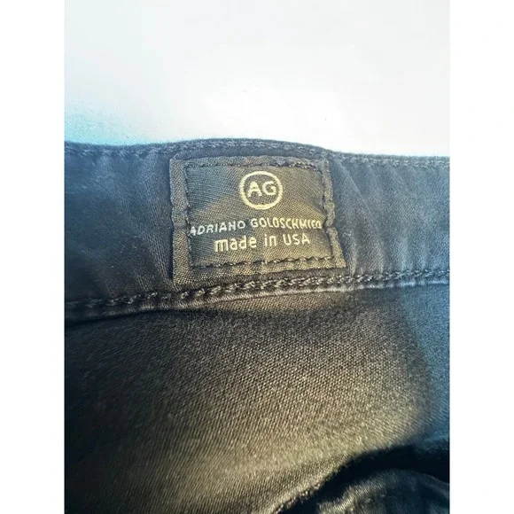 AG Adriano Goldschmied The Stilt Cigarette Leg Black Jeans 32R LSN1110-F-SBA - Picture 2 of 13